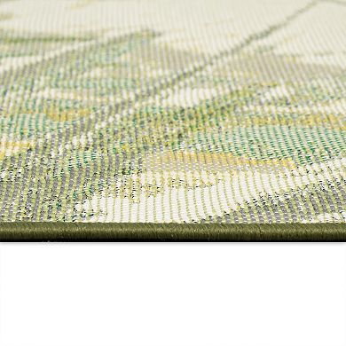 Liora Manne Esencia Palm Fan Indoor/Outdoor Area Rug