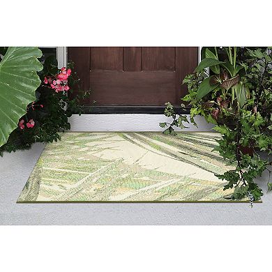 Liora Manne Esencia Palm Fan Indoor/Outdoor Area Rug
