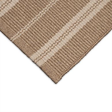 Liora Manne Mia Multi Stripe Indoor/Outdoor Area Rug Area Rug
