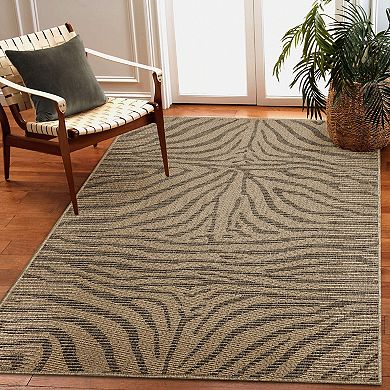 Liora Manne Monaco Zebra Indoor/Outdoor Area Rug Area Rug