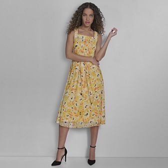Women's La Nouvelle Renaissance Flare Chiffon Tank Dress