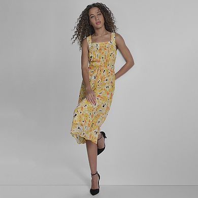 Women's La Nouvelle Renaissance Flare Chiffon Tank Dress