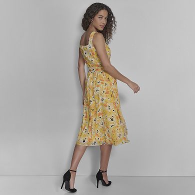 Women's La Nouvelle Renaissance Flare Chiffon Tank Dress