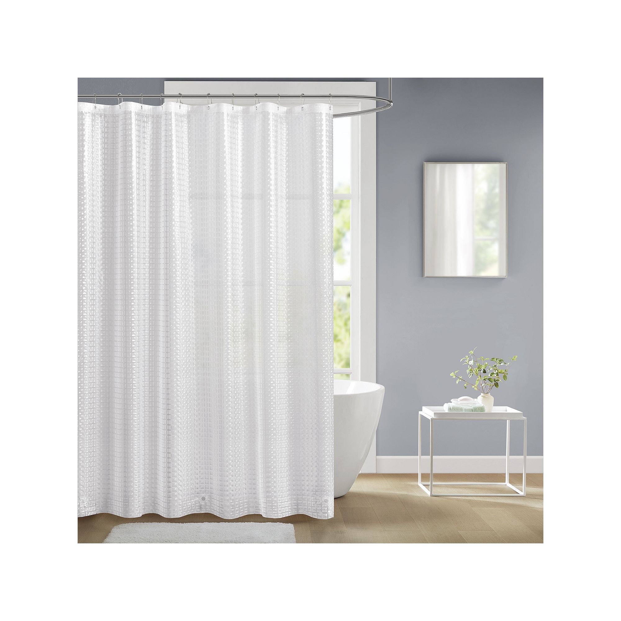 The Big One® PEVA Shower Curtain, Size: 70X72, Clear