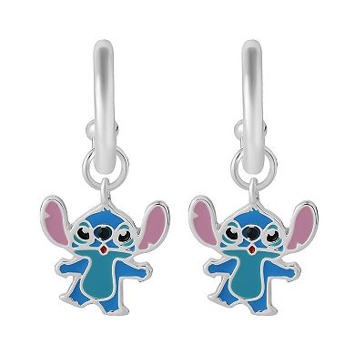 Disney's Lilo & Stitch Silver Plated Hoop Earrings