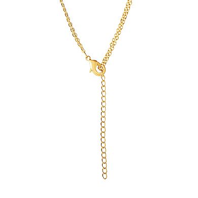 Disney's Lilo & Stitch 18k Gold Plated Layered Necklace