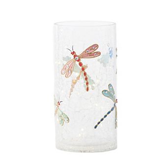 Studio 66 Dancing Dragonflies Vase LED Table Decor