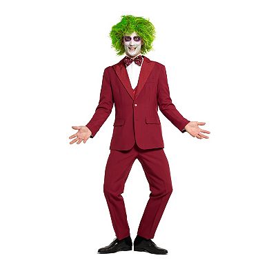 Men's Suitmeister 3-Piece Beetlejuice Halloween Costume Suit Set
