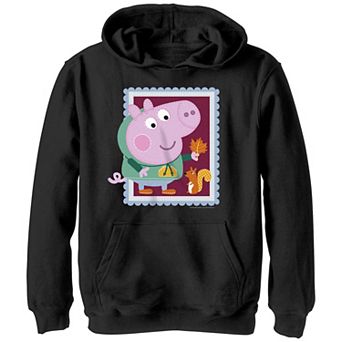 Boys 8-20 Peppa Pig Autumn Stamp Graphic Hoodie