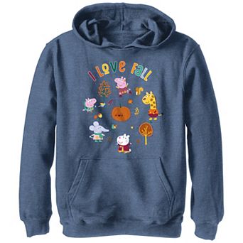 Boys 8-20 Peppa Pig I Love Fall Graphic Hoodie