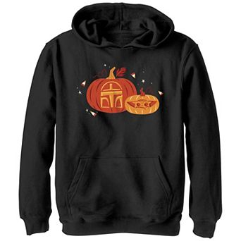 Boys 8-20 Star Wars The Mandalorian Carved Pumpkins Graphic Hoodie