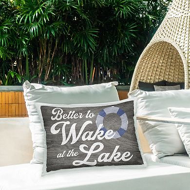 Stupell Home Decor Lake Throw Pillow