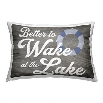 Stupell Home Decor Lake Throw Pillow