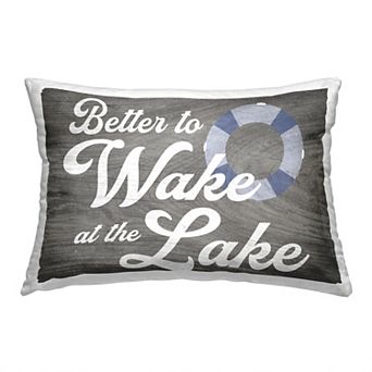 Stupell Home Decor Lake Throw Pillow