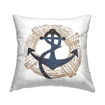 Stupell Home Decor 18 in Beach Throw Pillow