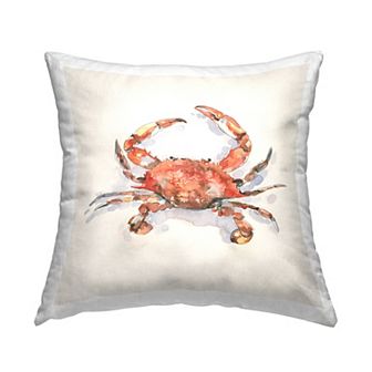 Stupell Home Decor 18 in Beach Throw Pillow