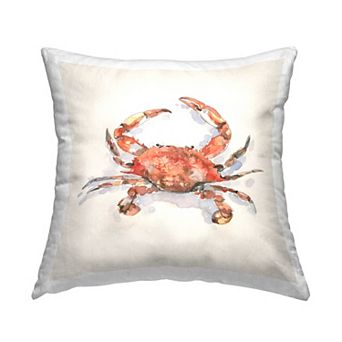 Stupell Home Decor 18 in Beach Throw Pillow