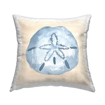 Stupell Home Decor 18 in Beach Throw Pillow
