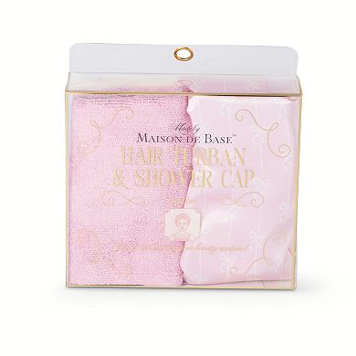 Women's MAISON DE BASE 2-pc. Shower Cap and Hair Towel Assorted Set - Styles May Vary