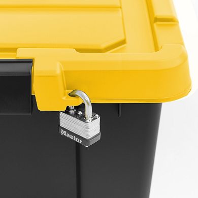 Iris 19-Gallon Heavy Duty Garage Storage Bins with Lids 2 Pack
