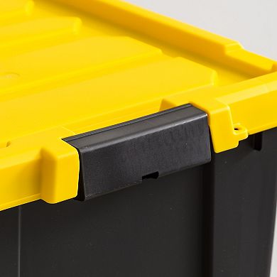Iris 19-Gallon Heavy Duty Garage Storage Bins with Lids 2 Pack