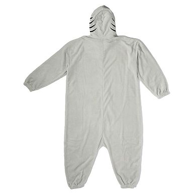 Adult Costume Shark Hooded Union Suit