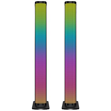 iLive Bright Lines Dual 20" Multimedia LED HD Soundbars