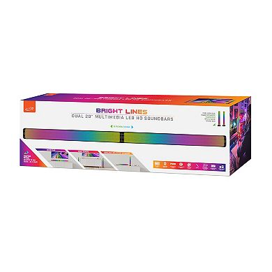 iLive Bright Lines Dual 20" Multimedia LED HD Soundbars