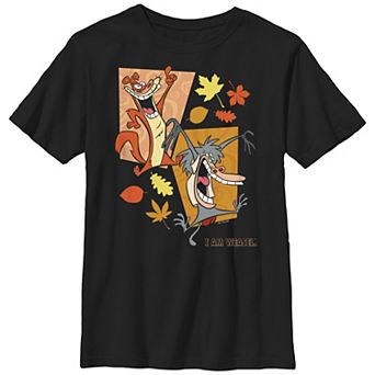 Boys 8-20 I Am Weasel Autumn Celebration Graphic Tee