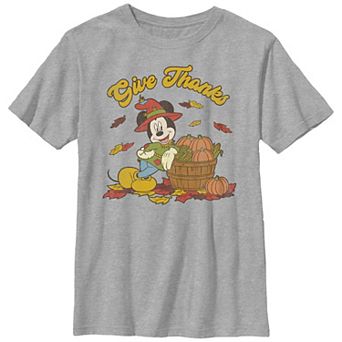 Disney's Mickey Mouse Thankful Vibes Boys 8-20 Graphic Tee
