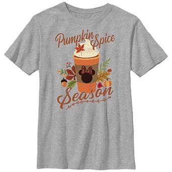 Disney's Minnie Mouse Pumpkin Spice Season Boys 8-20 Graphic Tee