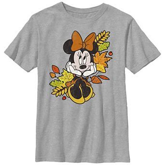 Disney's Minnie Mouse Autumn Leaves Boys 8-20 Graphic Tee