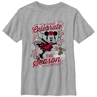 Disney's Minnie Mouse Celebrate The Season Boys 8-20 Graphic Tee