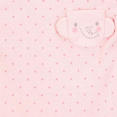 Baby Girl Carter's 5-pk. Animal Short Sleeve Bodysuit Set