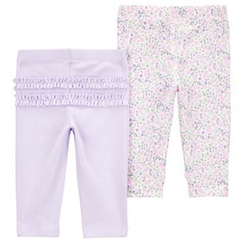 Baby Girl Carter's 2 pk Floral Pull-On Pants Set