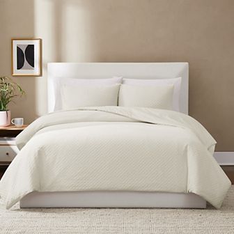 Brooklyn Loom Woven Texture Comforter Set with Shams