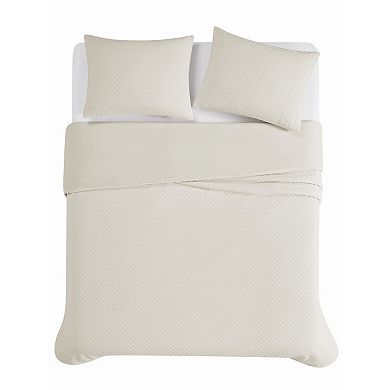 Brooklyn Loom Woven Texture Duvet Set with Shams