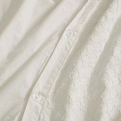 Brooklyn Loom Woven Texture Duvet Set with Shams