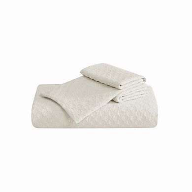 Brooklyn Loom Woven Texture Duvet Set with Shams