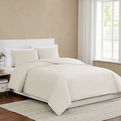 Brooklyn Loom Woven Texture Duvet Set with Shams