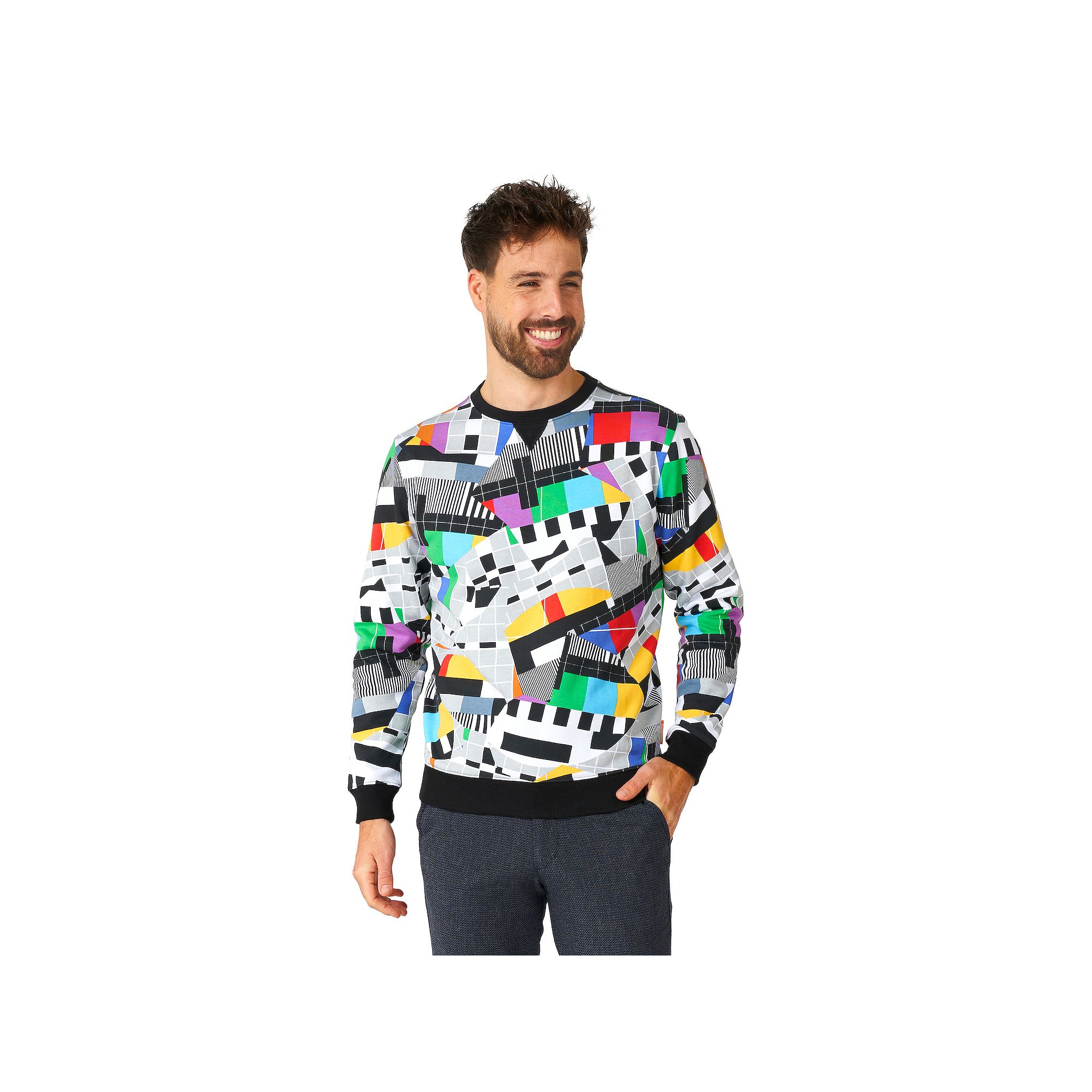 Mens OppoSuits Testival Sweater, Size: XXL, Multi