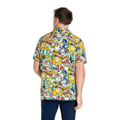 Men's OppoSuits Nintendo Bowser's Kingdom Hawaiian Shirt