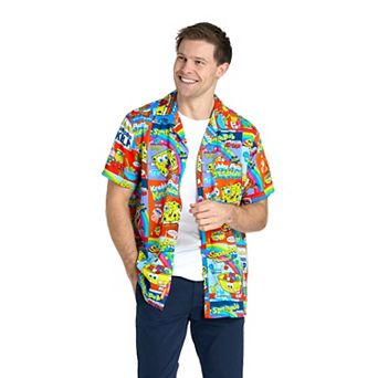 Men's OppoSuits SpongeBob SquarePants Hawaiian Shirt