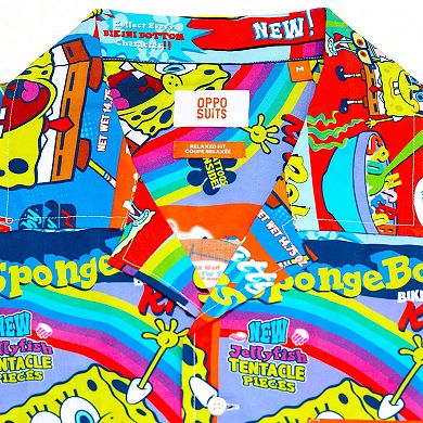 Men's OppoSuits SpongeBob SquarePants Hawaiian Shirt