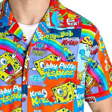 Men's OppoSuits SpongeBob SquarePants Hawaiian Shirt