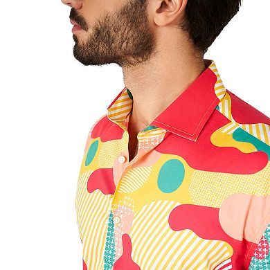 Men's OppoSuits Coral Camo Shirt