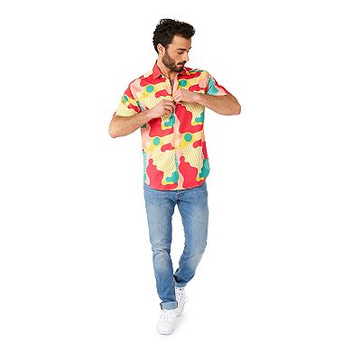 Men's OppoSuits Coral Camo Shirt