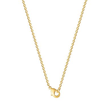 Sanrio 18k Gold Plated Kuromi Crystal Pendant Necklace