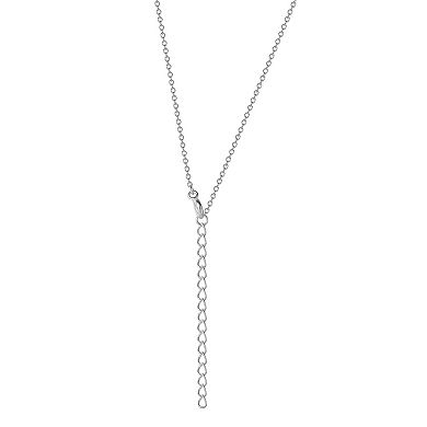 Sanrio Silver Plated Pink Crystal Hello Kitty Pendant Necklace