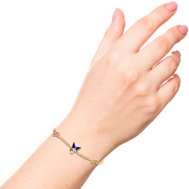 Sanrio 18k Gold Plated Kurom Station Bracelet
